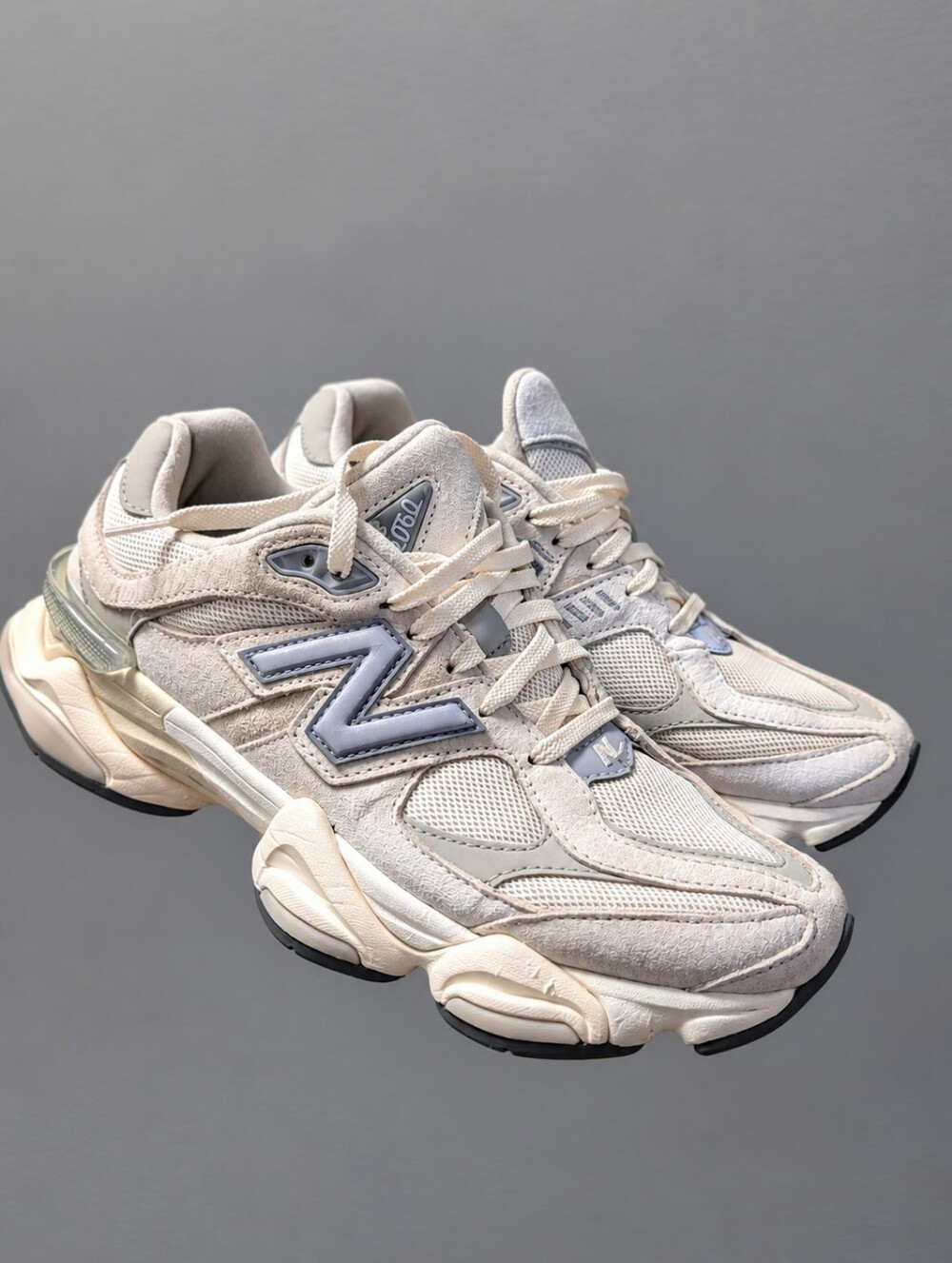 New Balance 9060 Women's White & Gray Sneakers